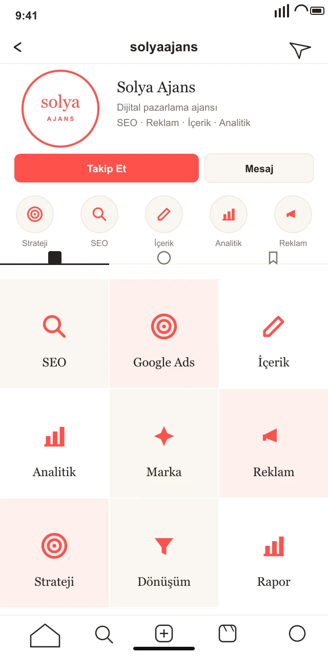 Mobil içerik planı görseli